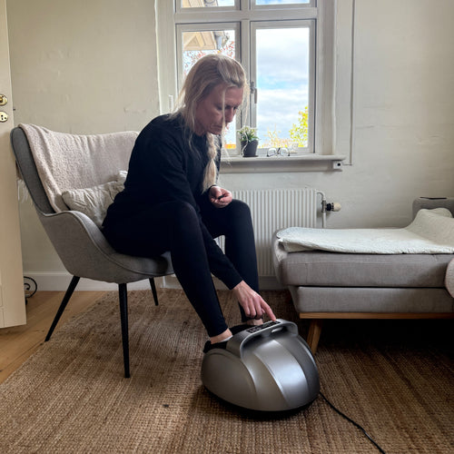 Fodmassage apparat m. varme