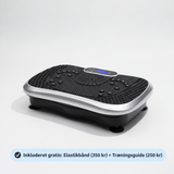 Vibrationstræner - inkluderet gratis elastikbånd og træningsguide